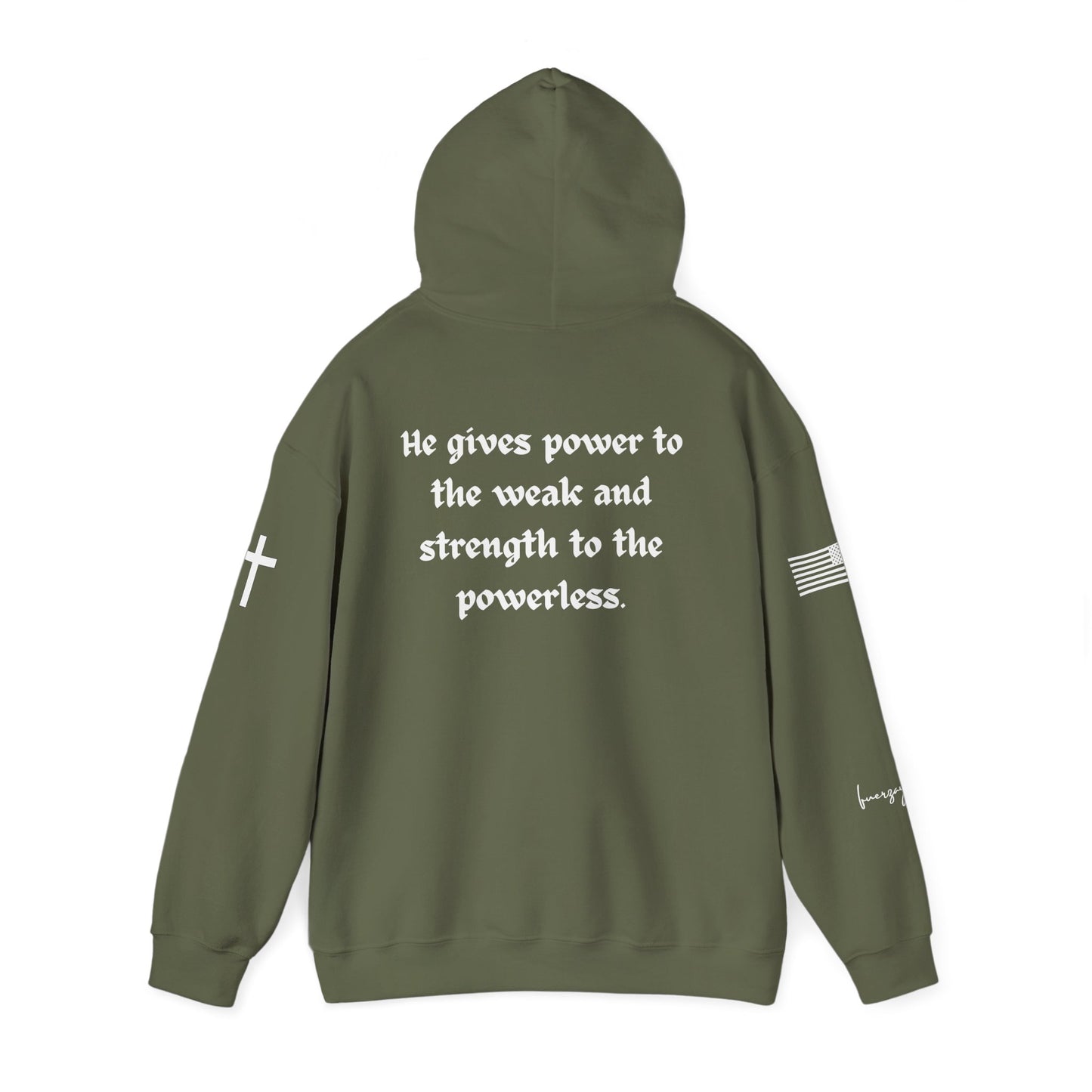 Isaiah 40:29, Unisex Heavy Blend Sweatshirt