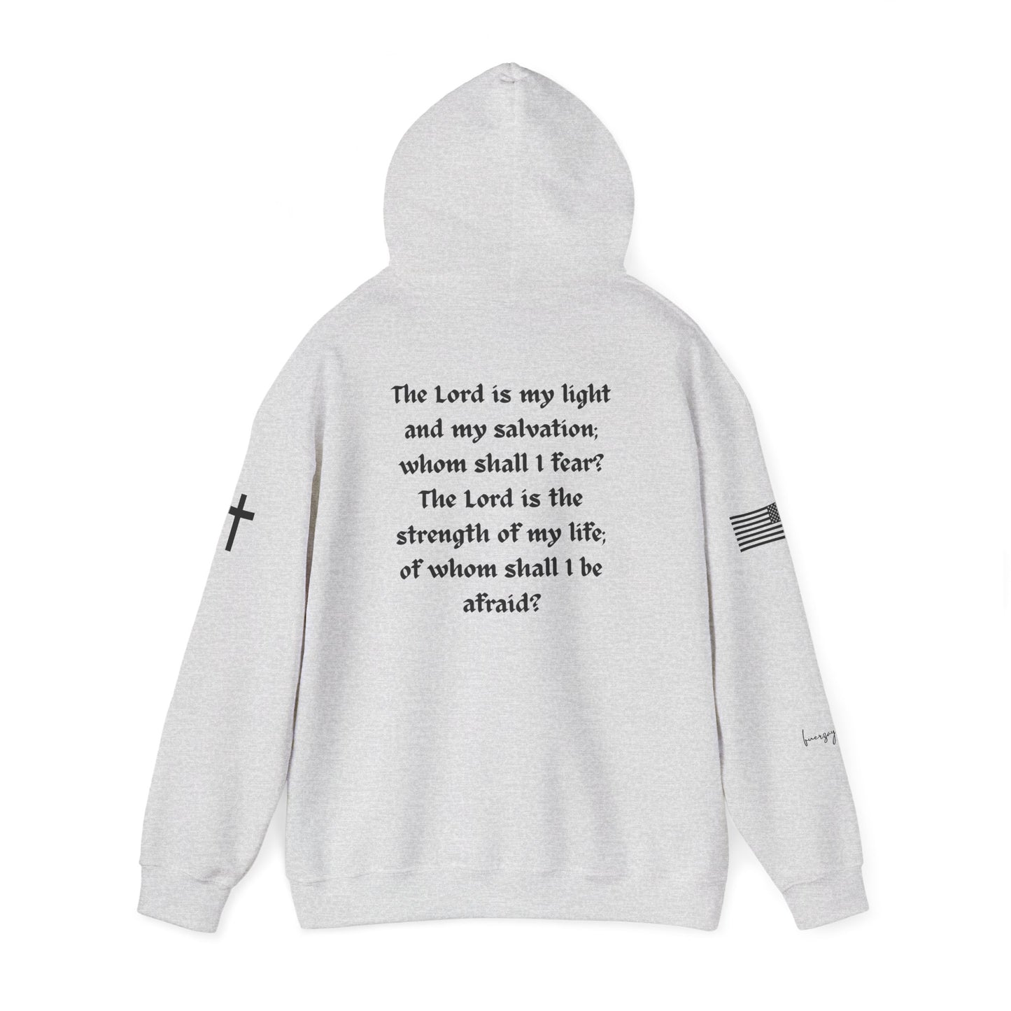 Psalm 27:1, Unisex Heavy Blend Sweatshirt