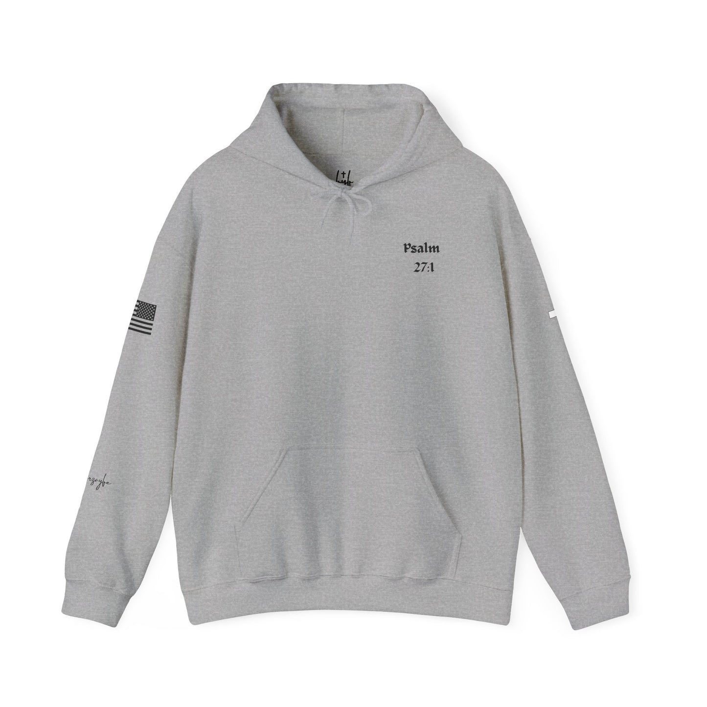 Psalm 27:1, Hoodie, Unisex Heavy Blend Sweatshirt