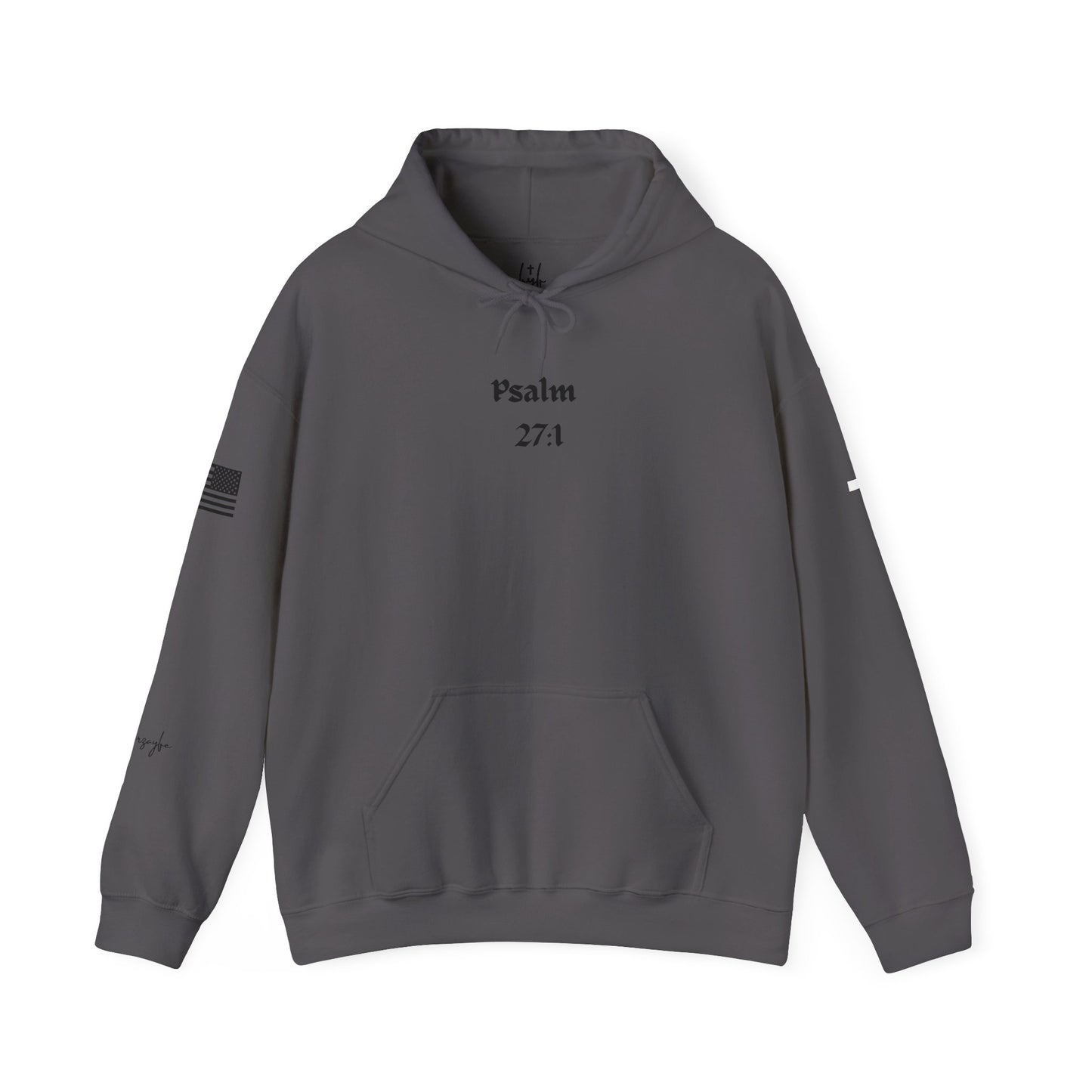 Psalm 27:1, Hoodie, Unisex Heavy Blend Sweatshirt