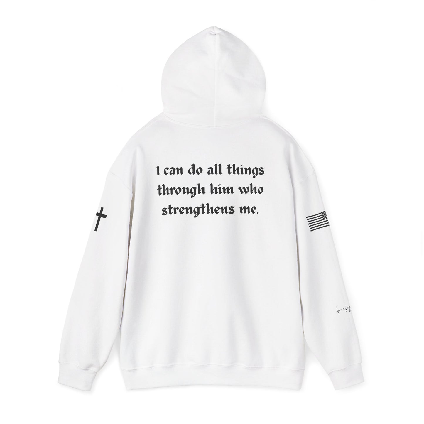 Philippians 4:13, Unisex Heavy Blend Sweatshirt