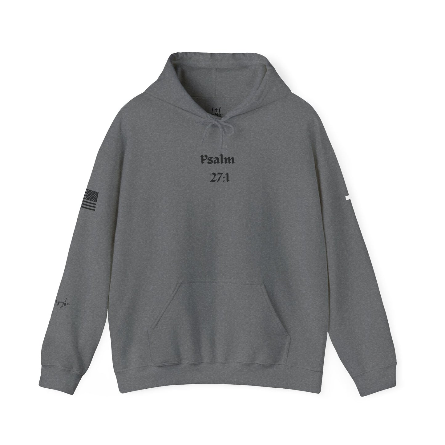 Psalm 27:1, Hoodie, Unisex Heavy Blend Sweatshirt