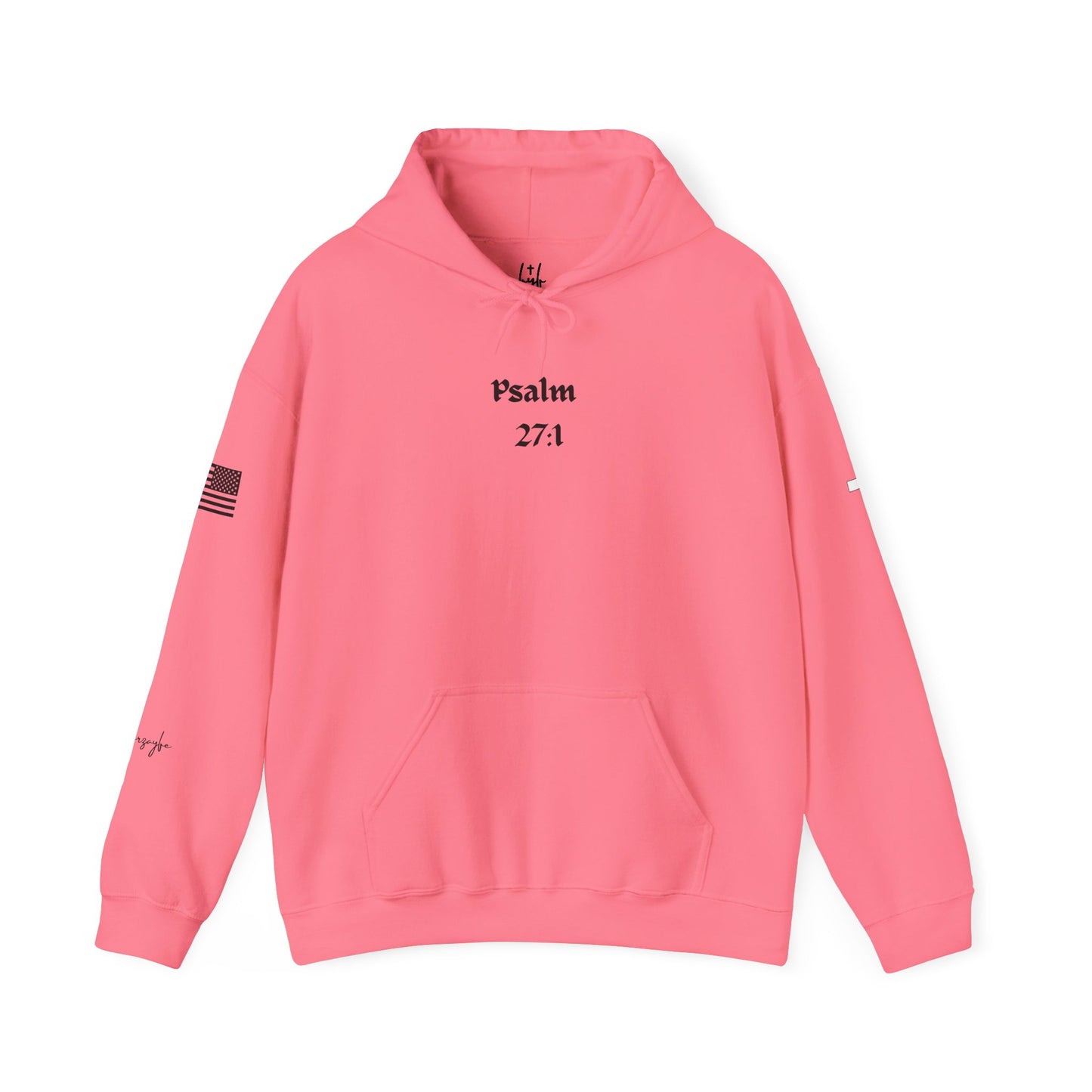 Psalm 27:1, Hoodie, Unisex Heavy Blend Sweatshirt