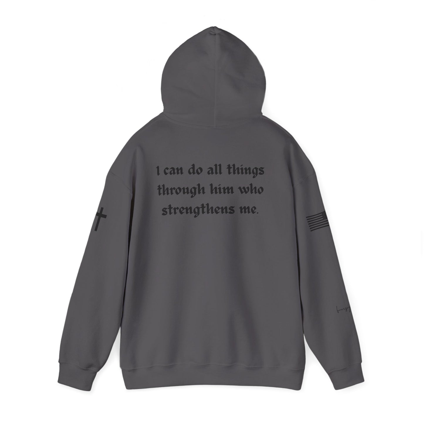 Philippians 4:13, Unisex Heavy Blend Sweatshirt