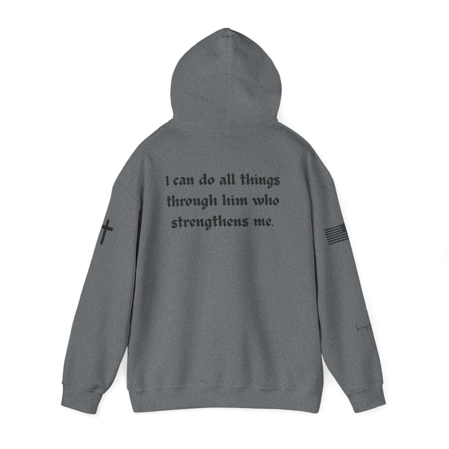 Philippians 4:13, Unisex Heavy Blend Sweatshirt