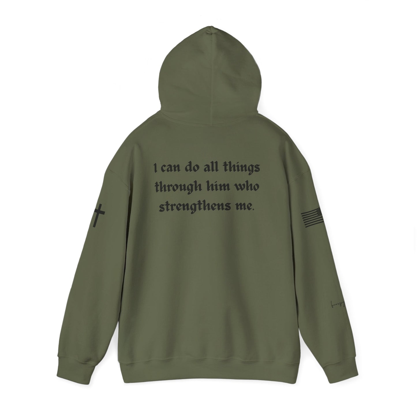 Philippians 4:13, Unisex Heavy Blend Sweatshirt