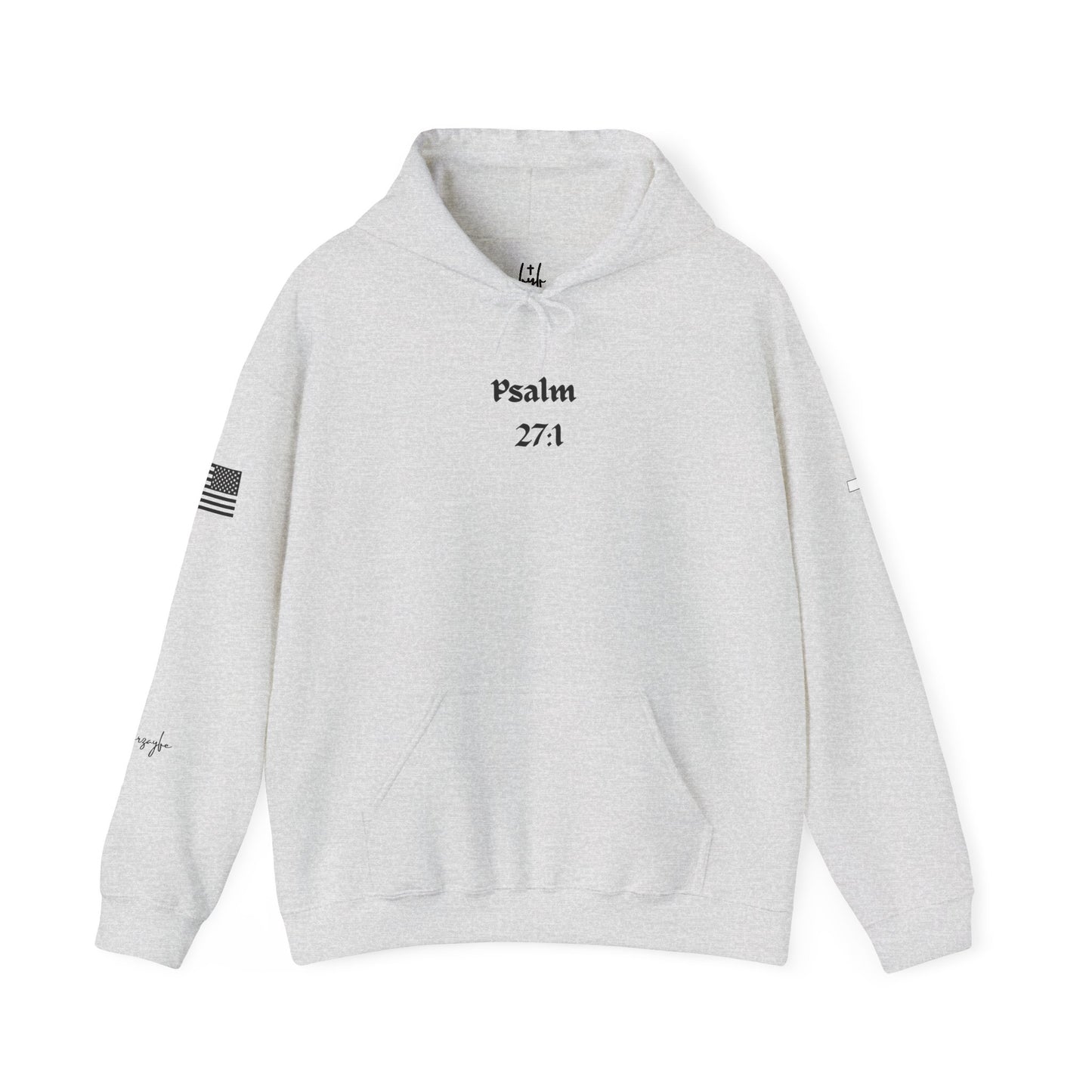Psalm 27:1, Hoodie, Unisex Heavy Blend Sweatshirt