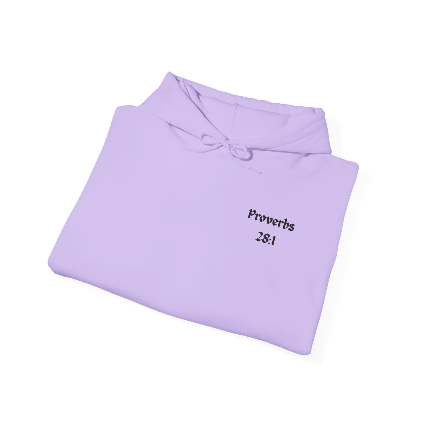 Proverbs 28:1, Hoodie, Unisex Heavy Blend Sweatshirt