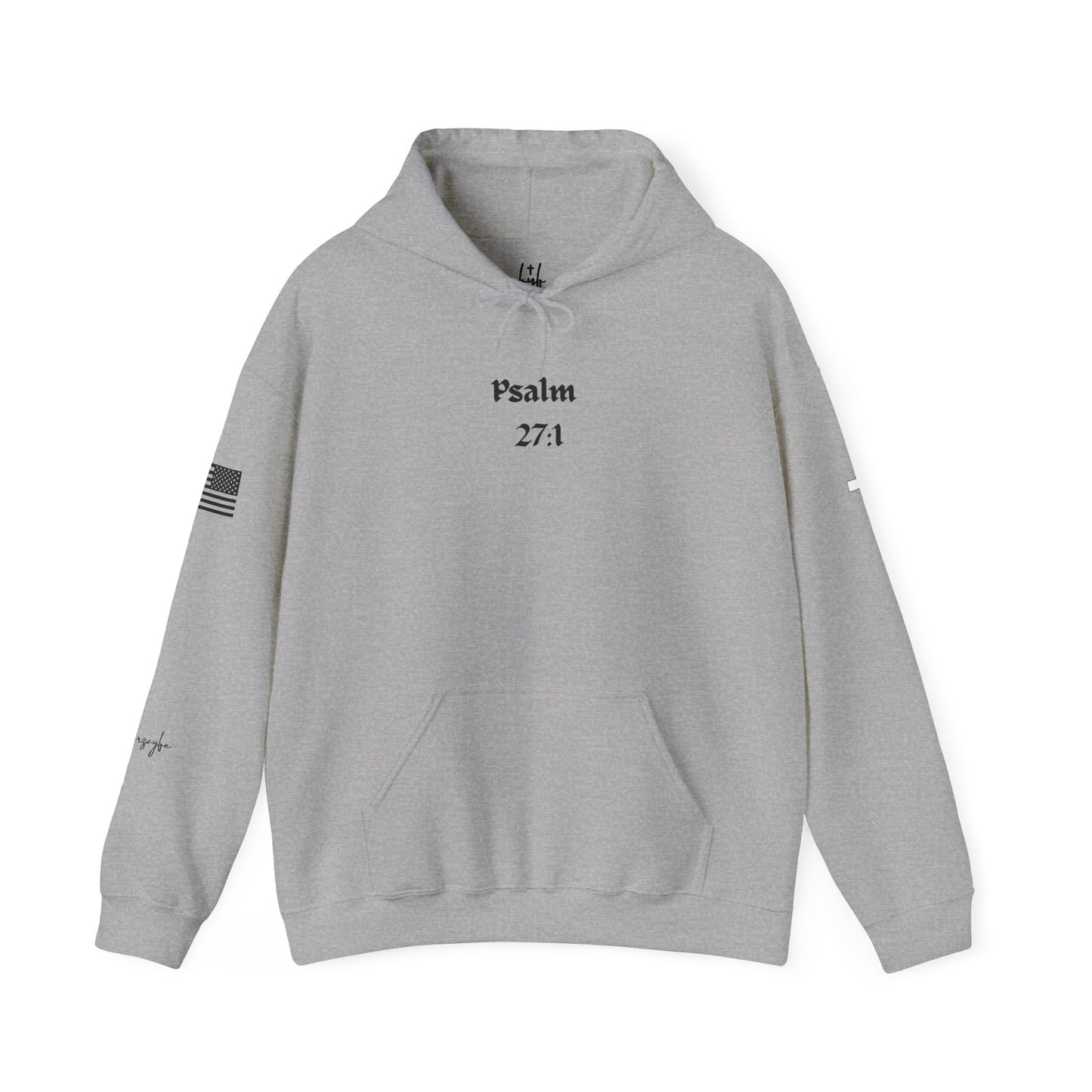 Psalm 27:1, Hoodie, Unisex Heavy Blend Sweatshirt