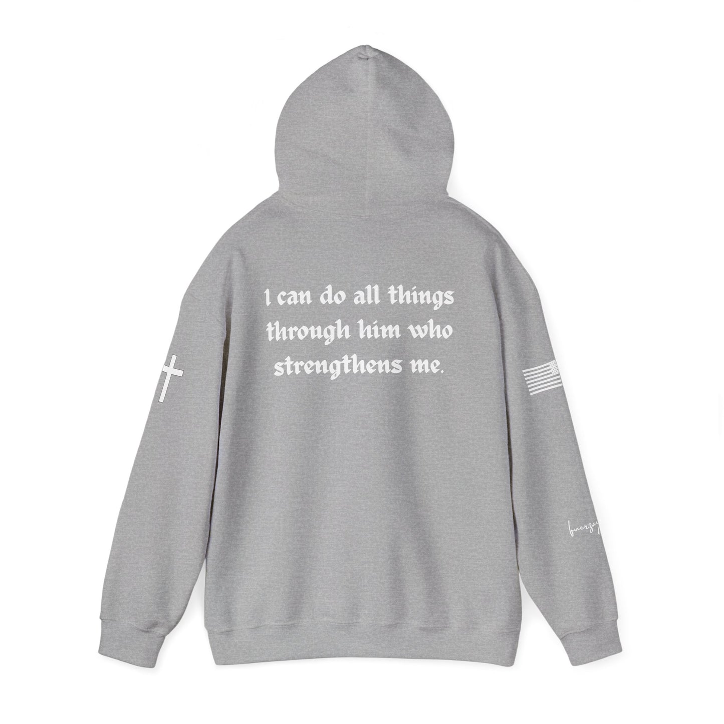 Philippians 4:13, Unisex Heavy Blend Sweatshirt