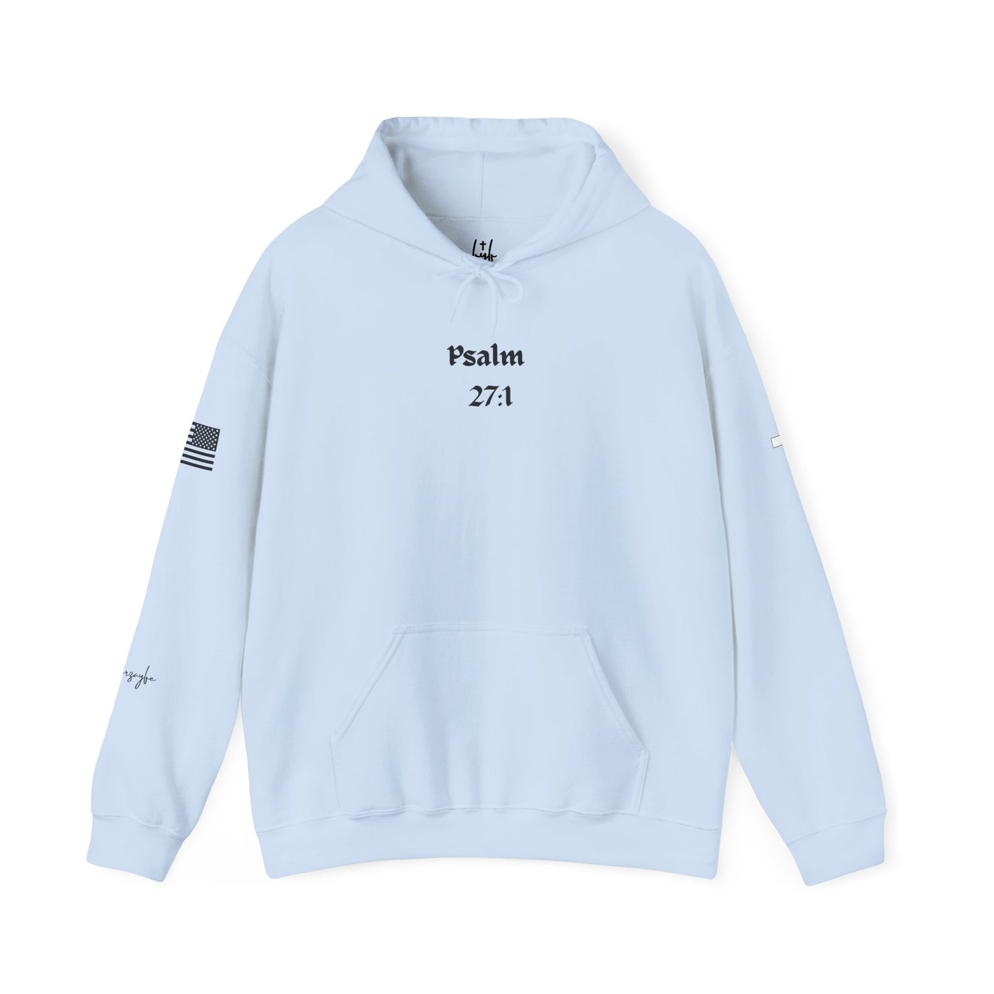 Psalm 27:1, Hoodie, Unisex Heavy Blend Sweatshirt