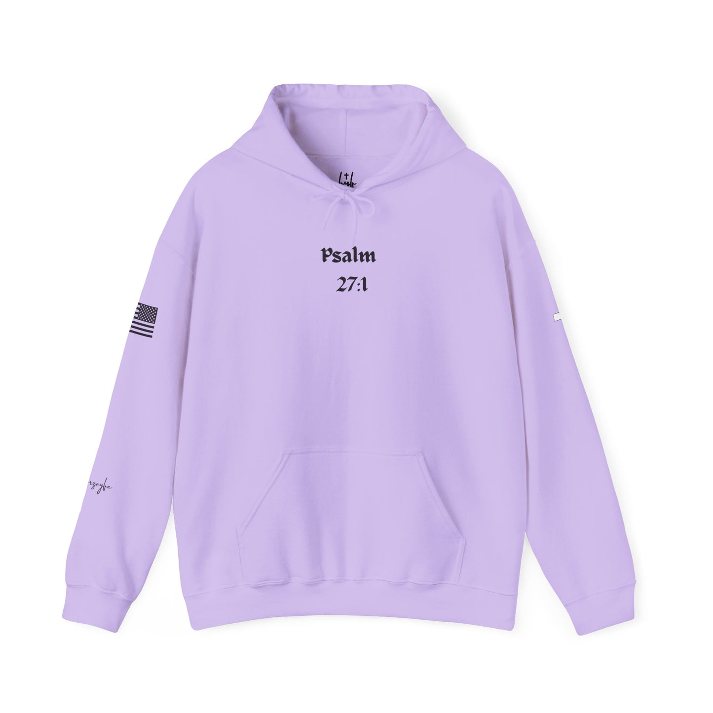 Psalm 27:1, Hoodie, Unisex Heavy Blend Sweatshirt