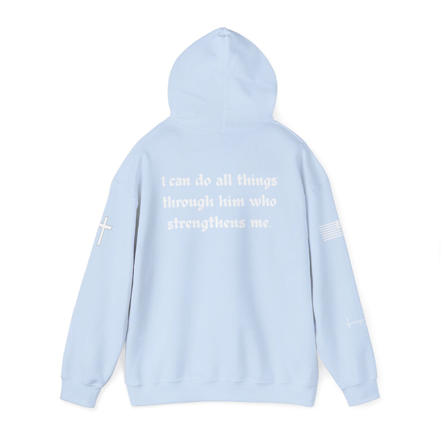 Philippians 4:13, Unisex Heavy Blend Sweatshirt