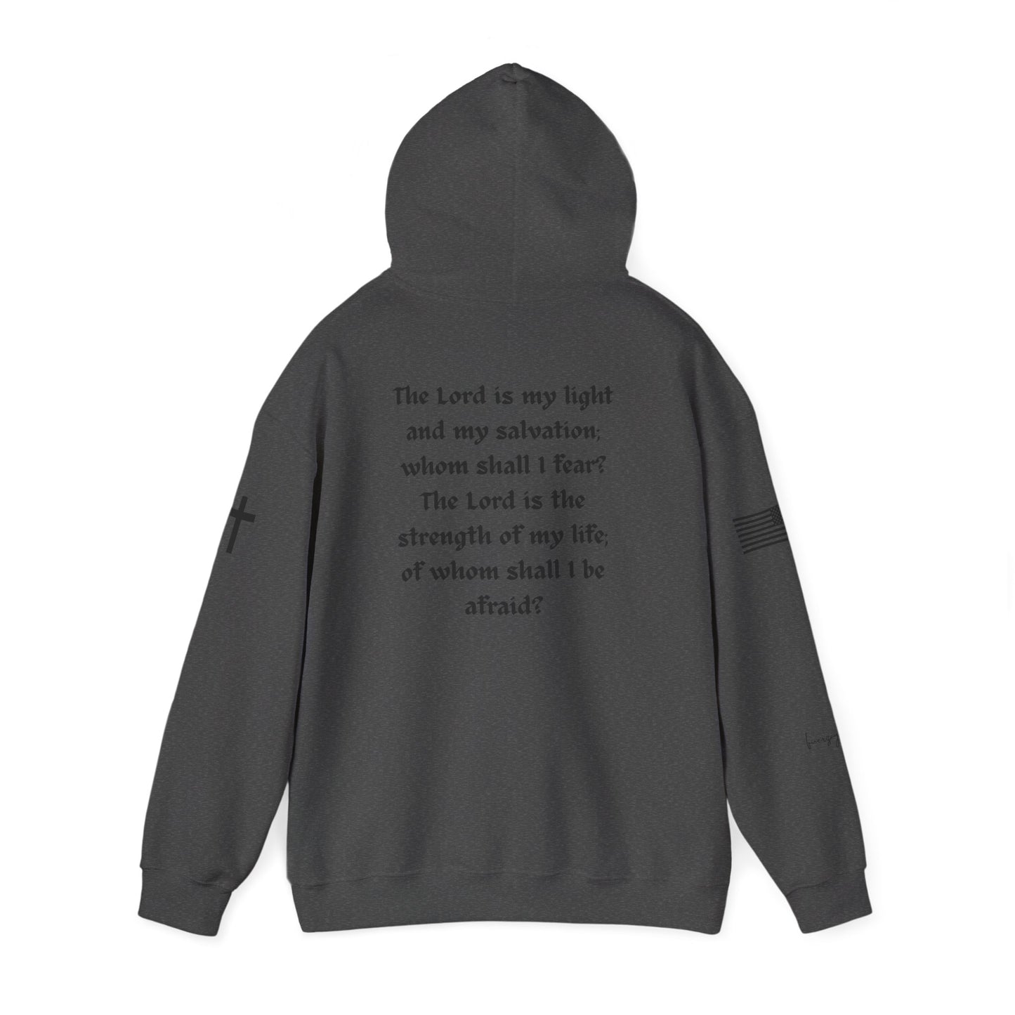 Psalm 27:1, Unisex Heavy Blend Sweatshirt