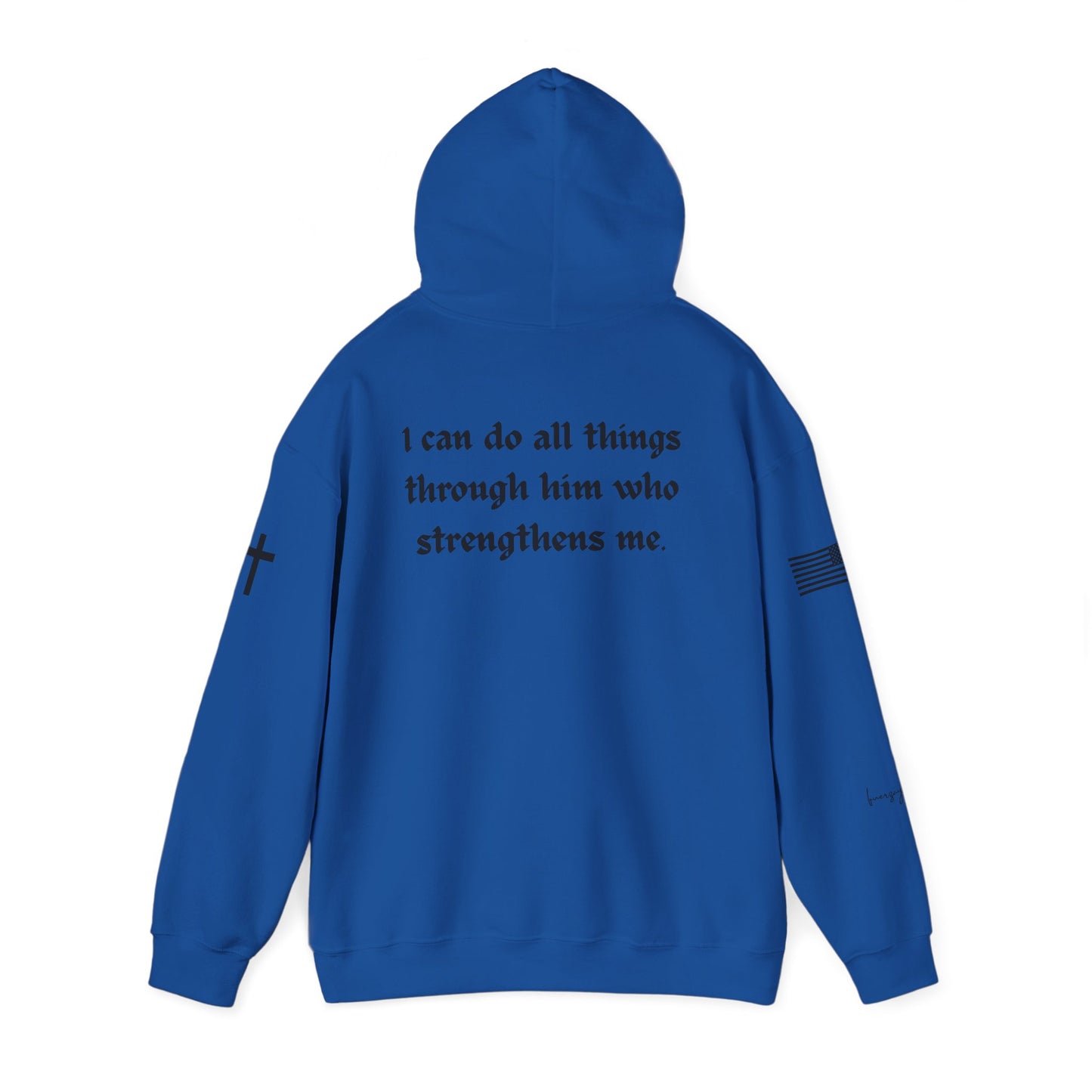 Philippians 4:13, Unisex Heavy Blend Sweatshirt