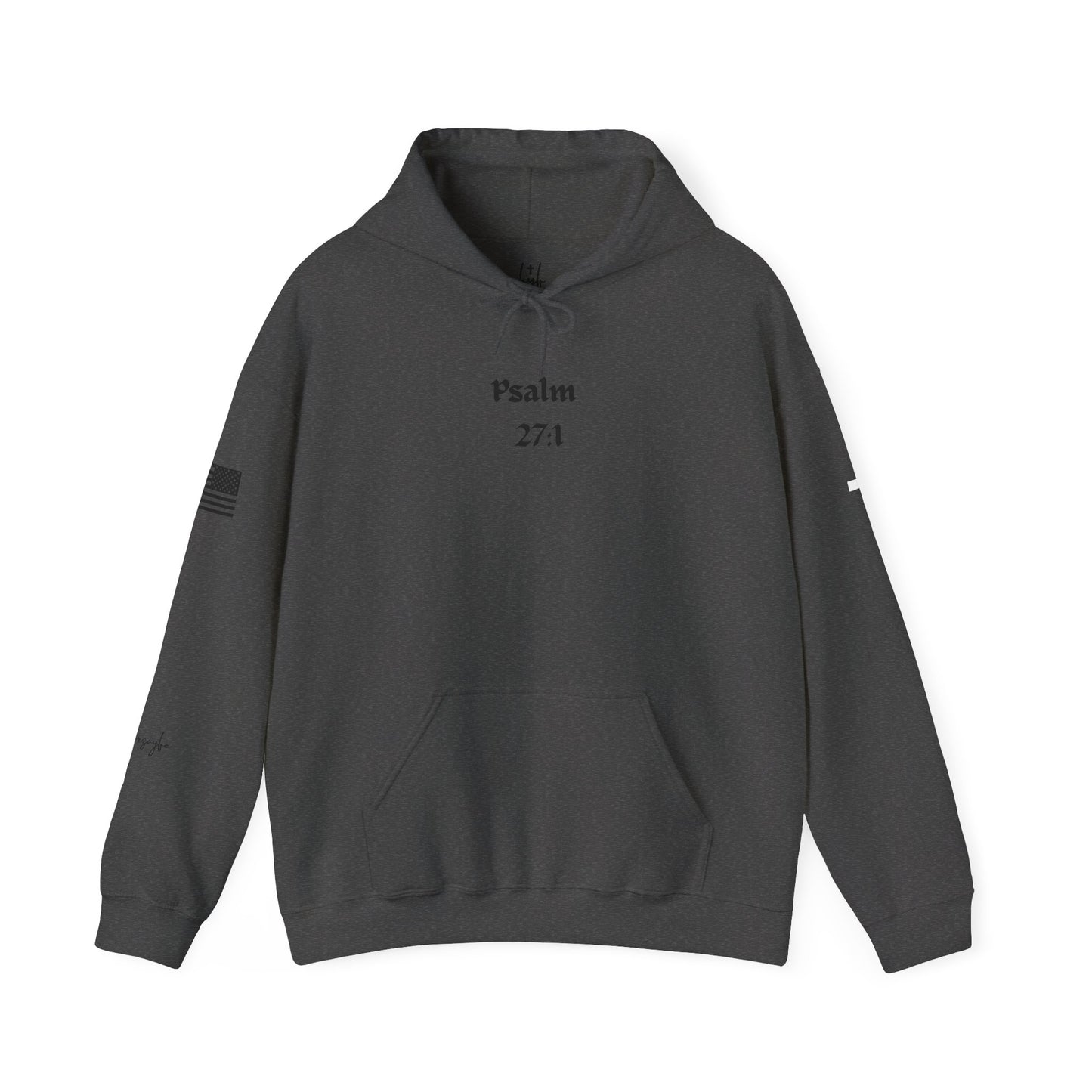 Psalm 27:1, Hoodie, Unisex Heavy Blend Sweatshirt