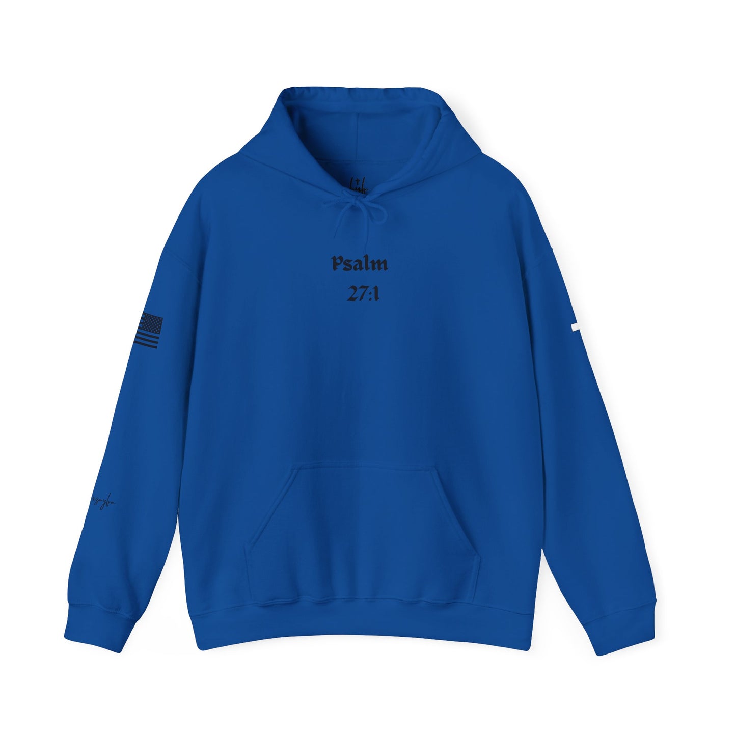 Psalm 27:1, Hoodie, Unisex Heavy Blend Sweatshirt