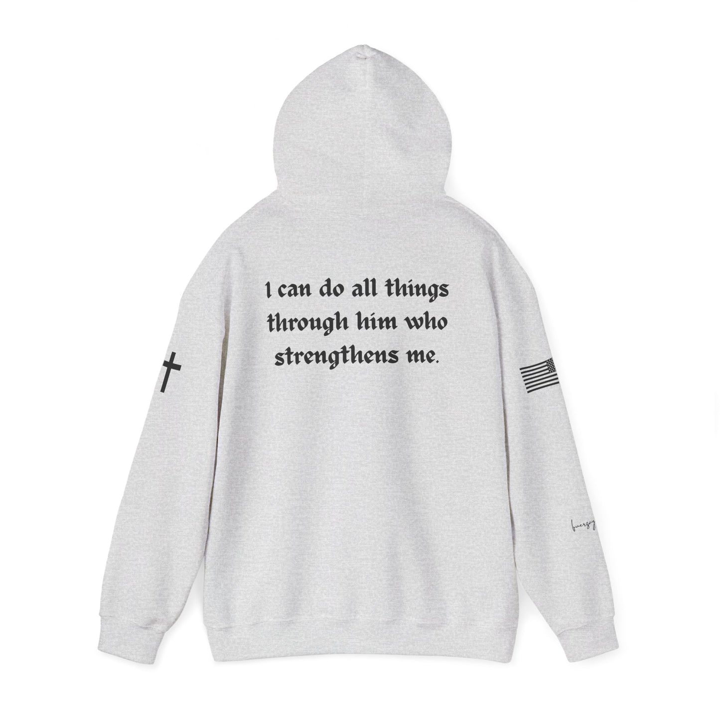 Philippians 4:13, Unisex Heavy Blend Sweatshirt