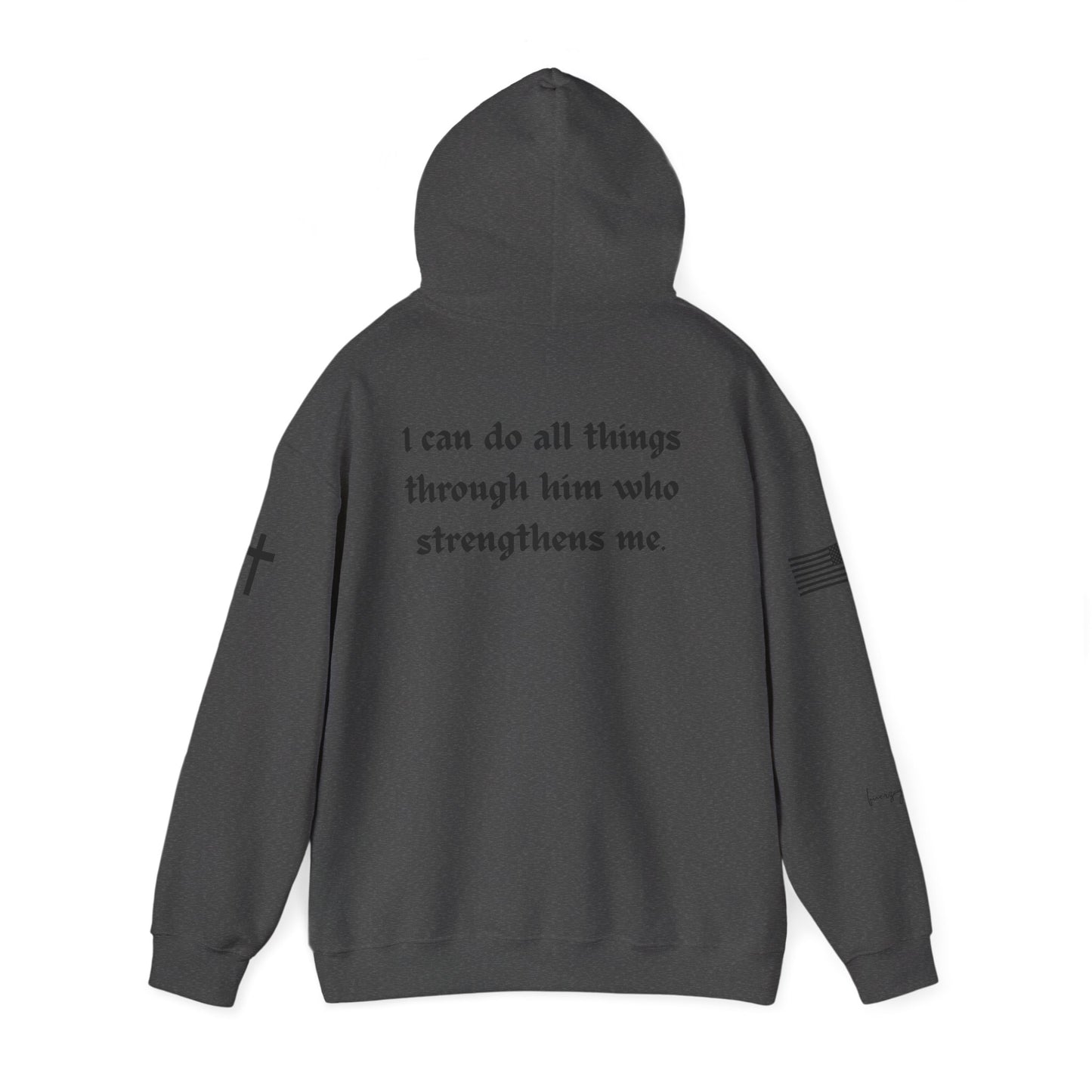 Philippians 4:13, Unisex Heavy Blend Sweatshirt