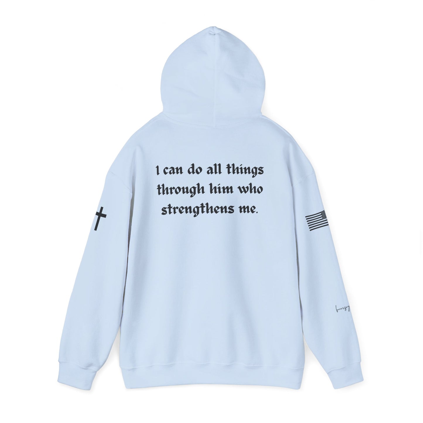 Philippians 4:13, Unisex Heavy Blend Sweatshirt