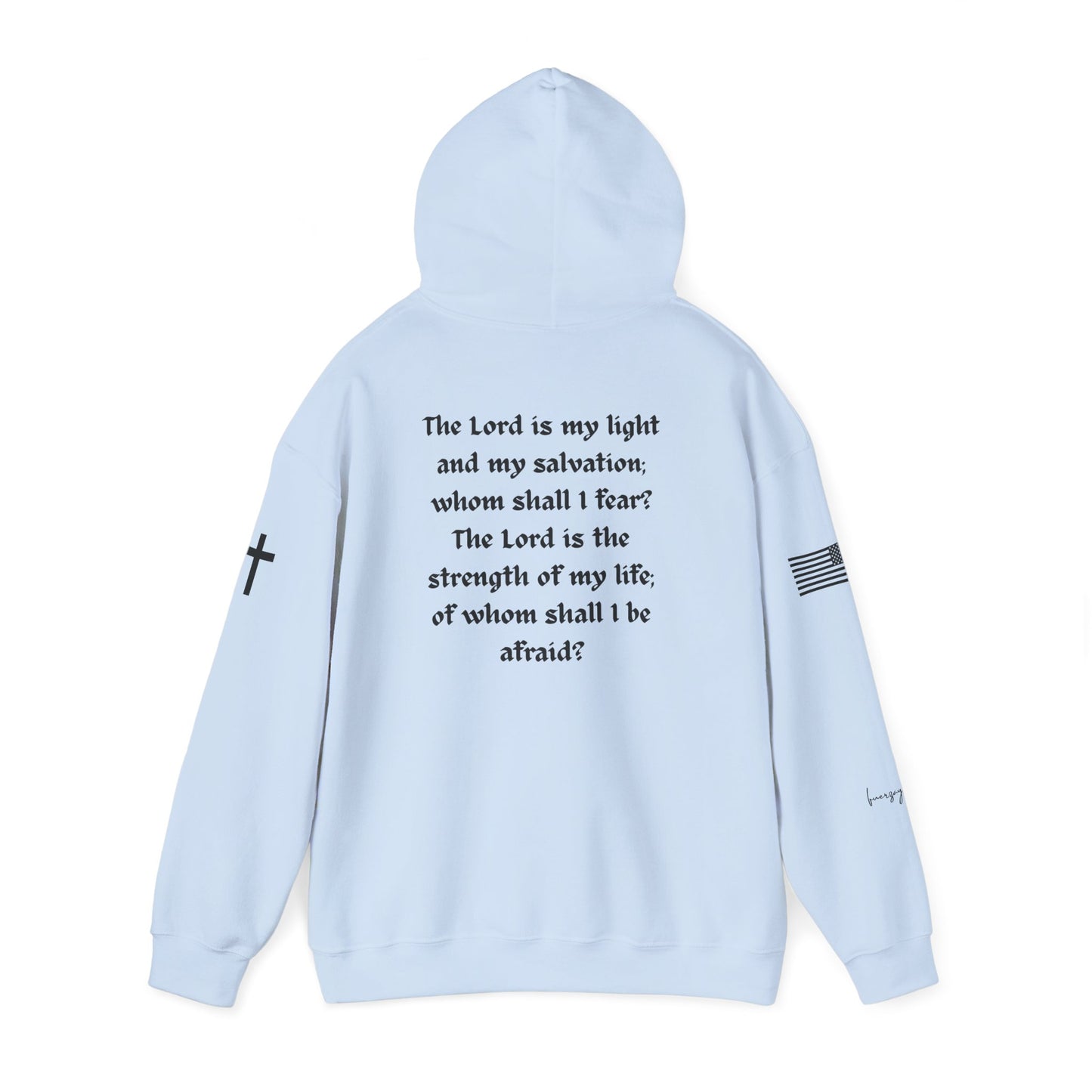 Psalm 27:1, Unisex Heavy Blend Sweatshirt