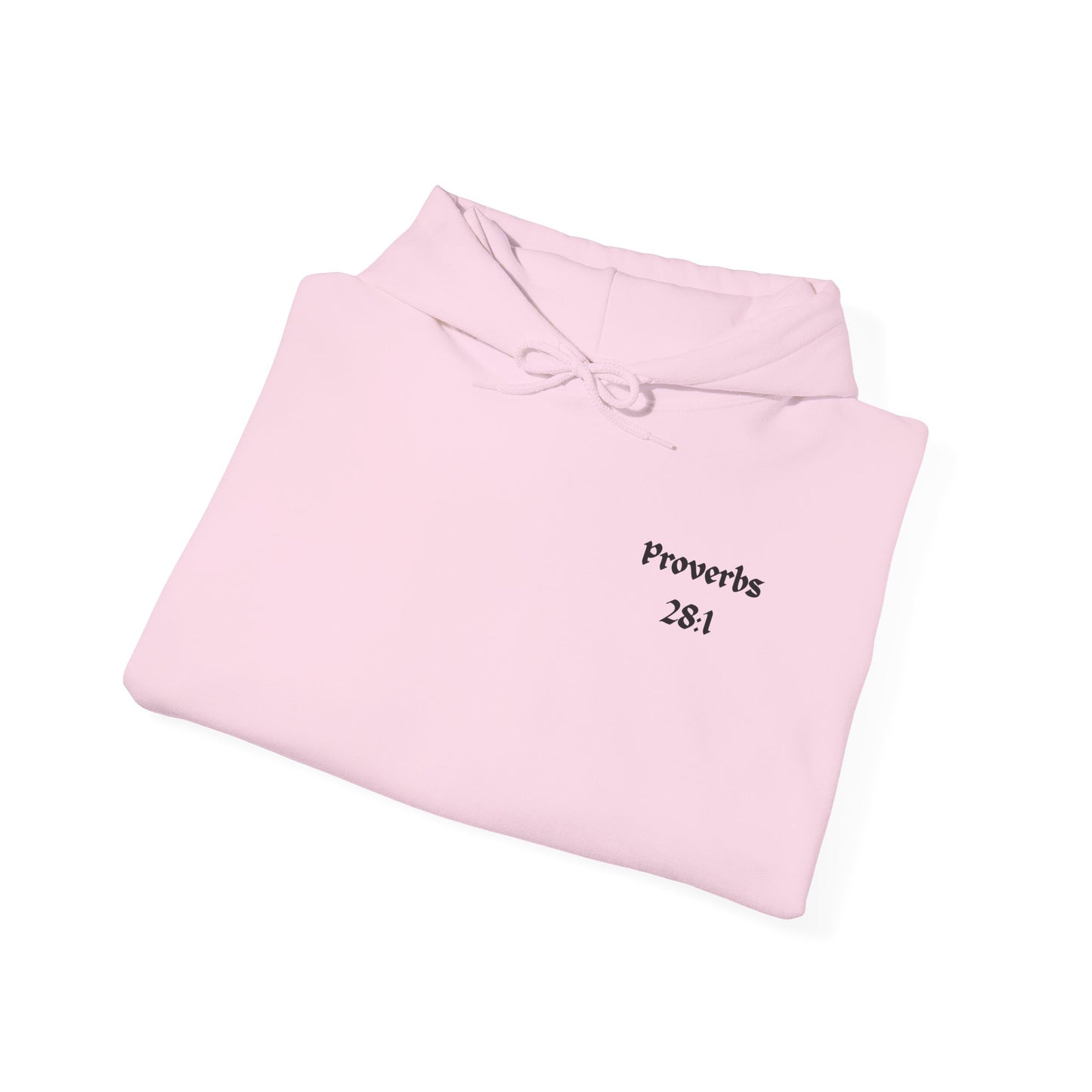 Proverbs 28:1, Hoodie, Unisex Heavy Blend Sweatshirt