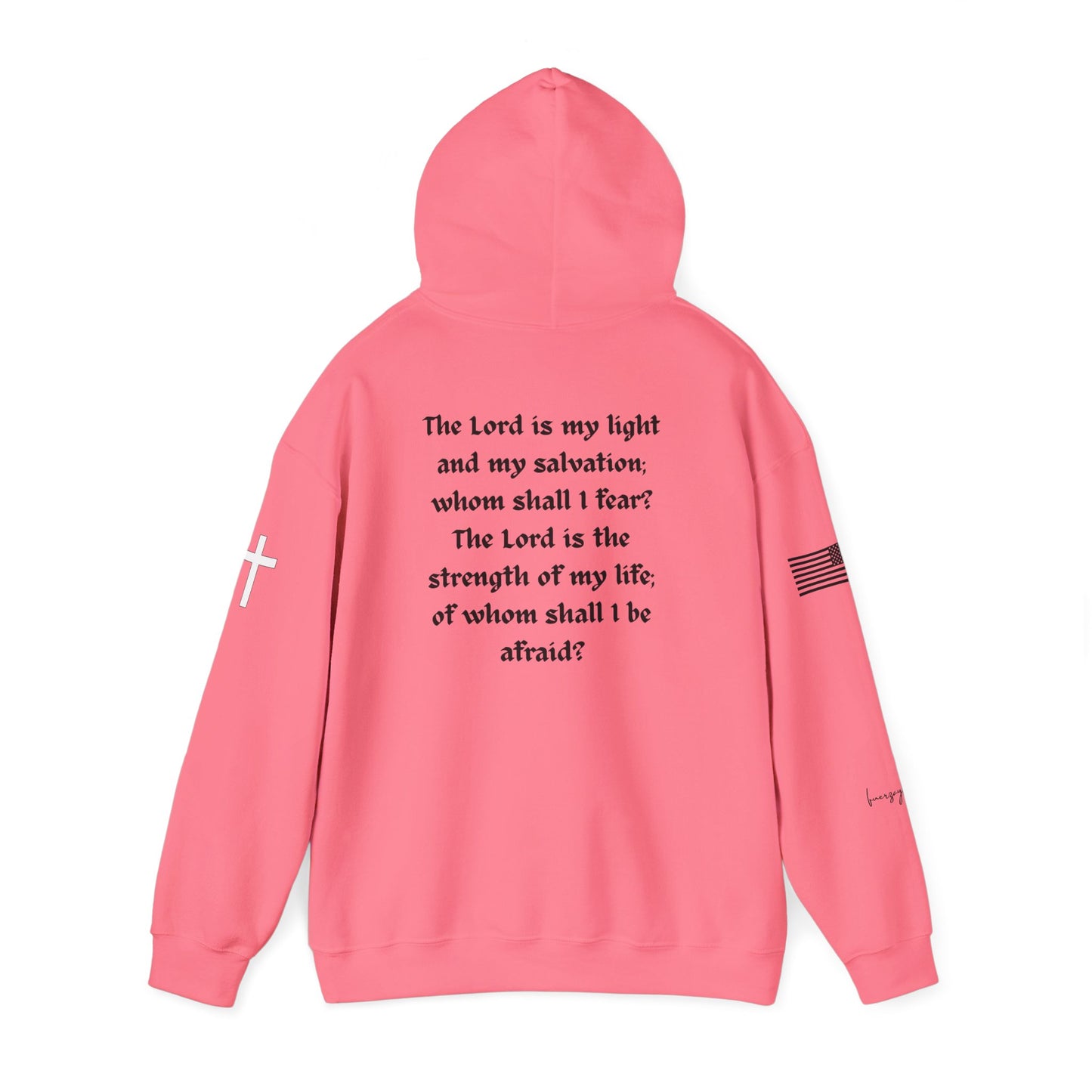 Psalm 27:1, Hoodie, Unisex Heavy Blend Sweatshirt