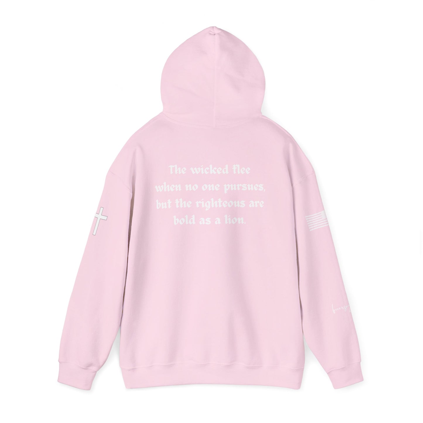Proverbs 28:1, Unisex Heavy Blend Sweatshirt