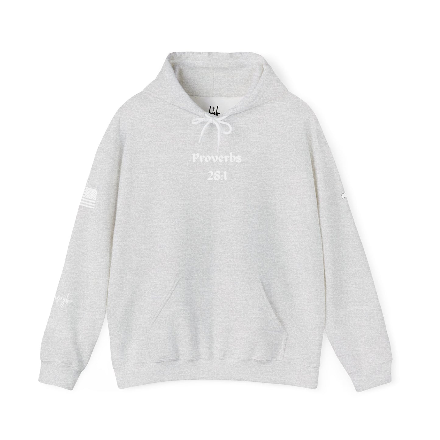 Proverbs 28:1, Unisex Heavy Blend Sweatshirt