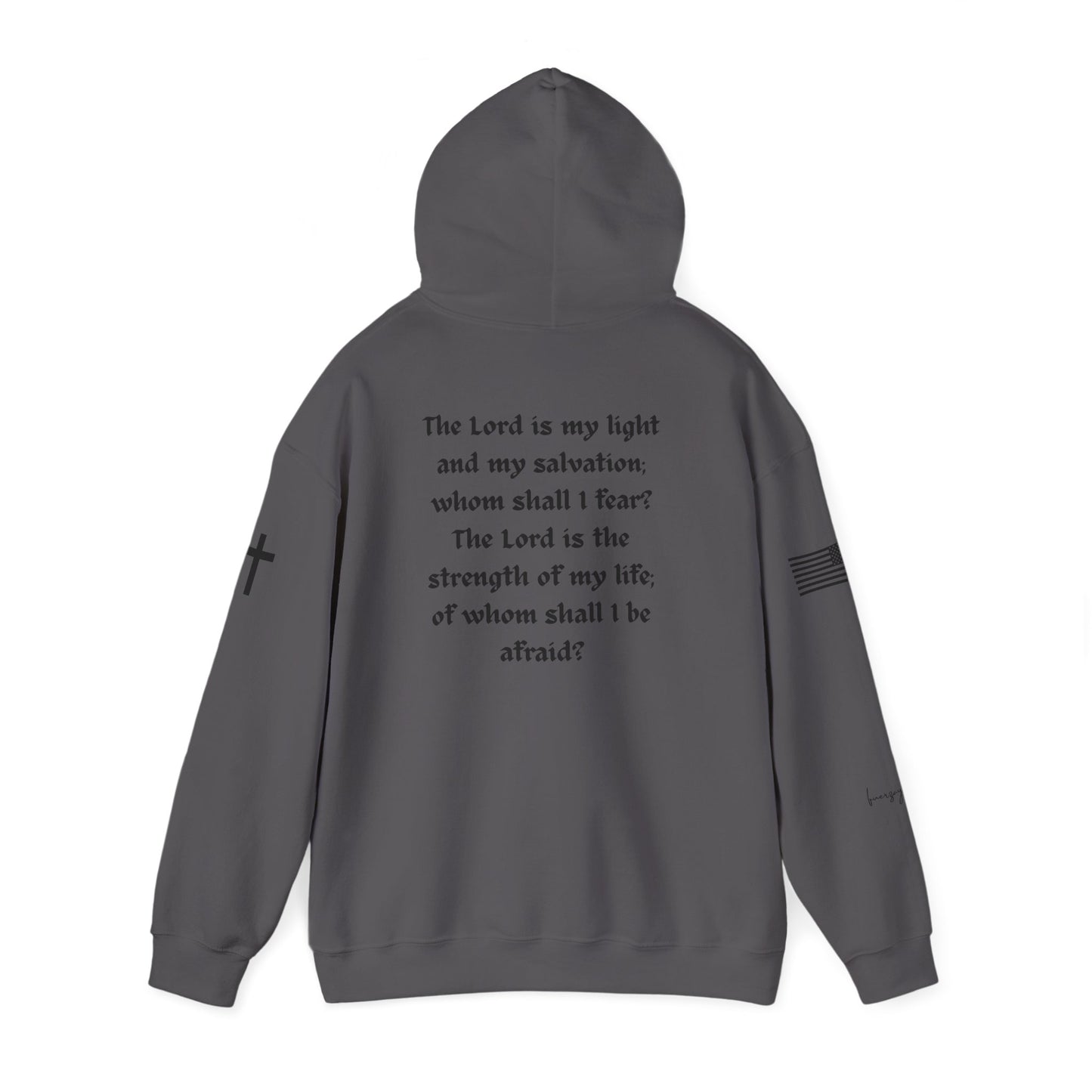 Psalm 27:1, Unisex Heavy Blend Sweatshirt