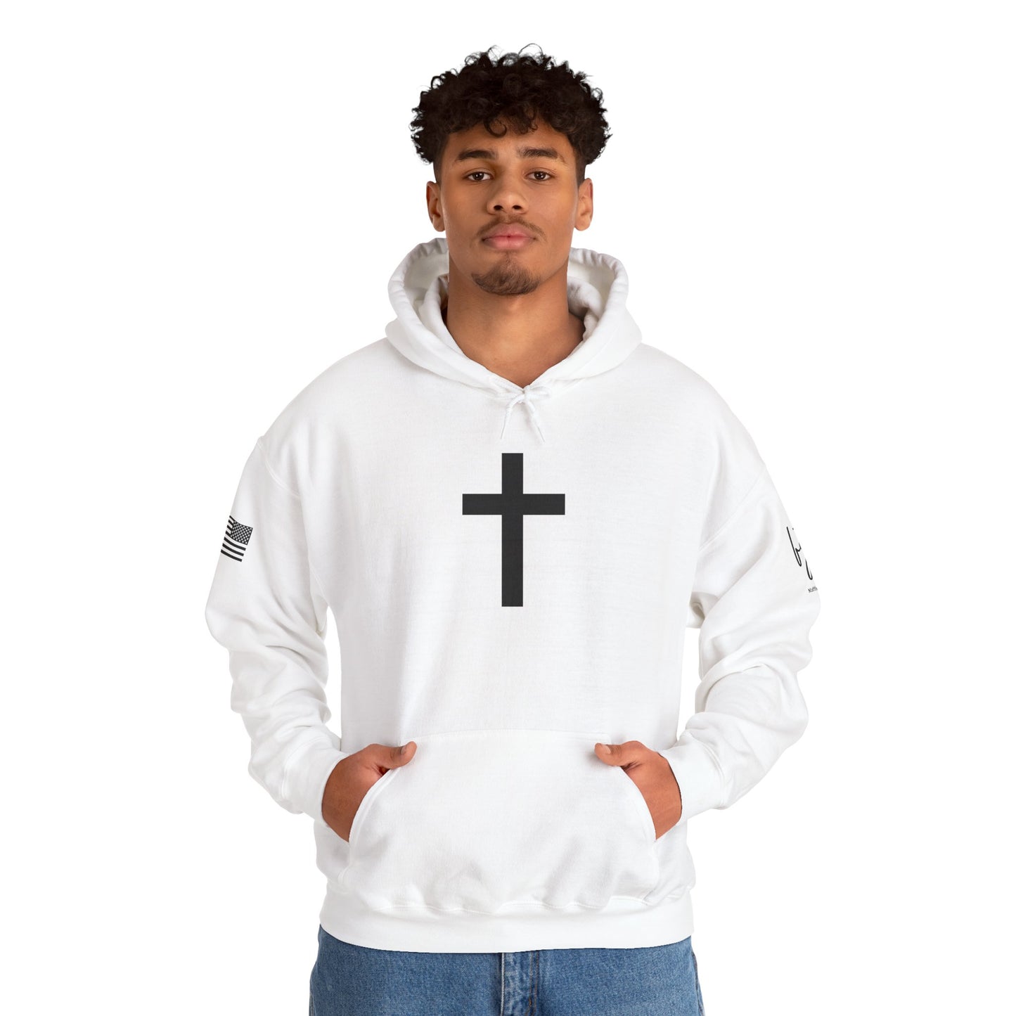 FYF, Cross, Isaiah 40:29, Hoodie, Unisex Heavy Blend Sweatshirt