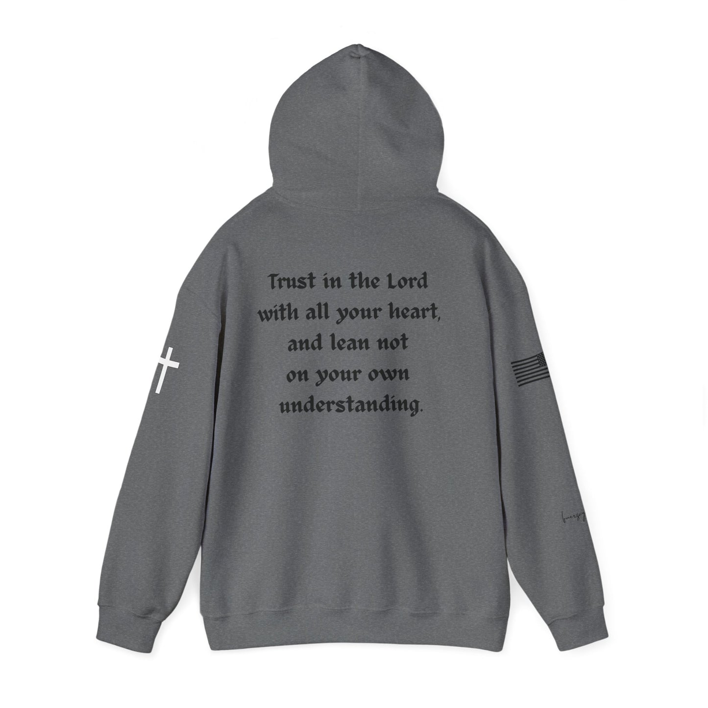 Proverbs 3:5-6, Unisex Heavy Blend Sweatshirt