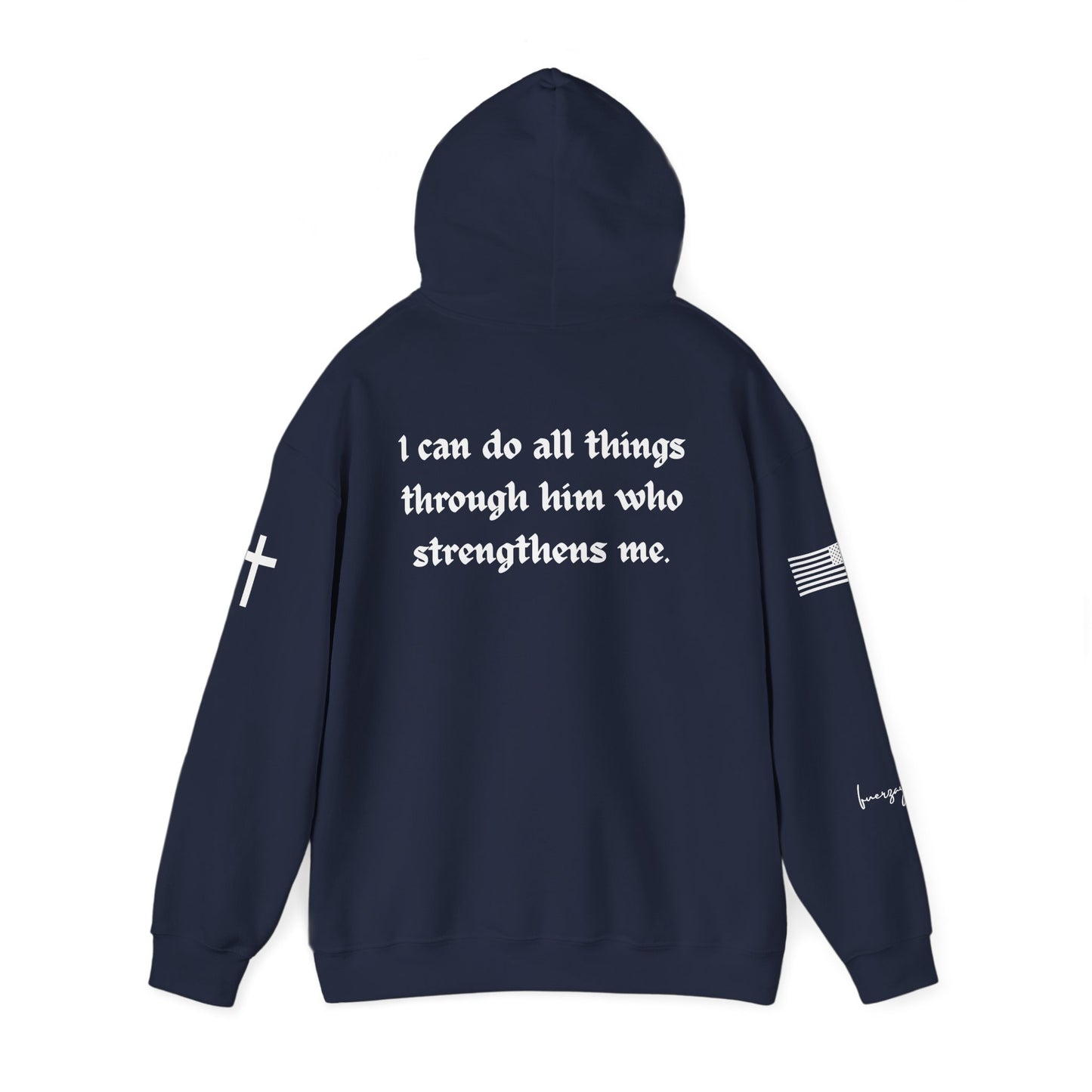 Philippians 4:13, Unisex Heavy Blend Sweatshirt