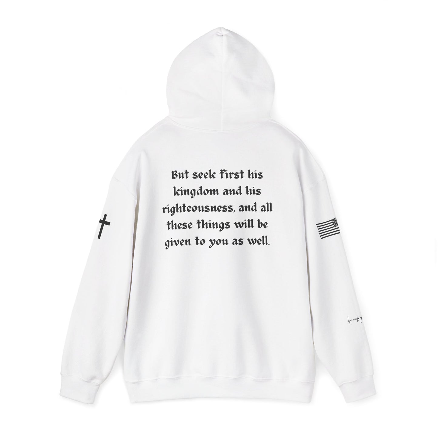 Matthew 6:33, Black Cross