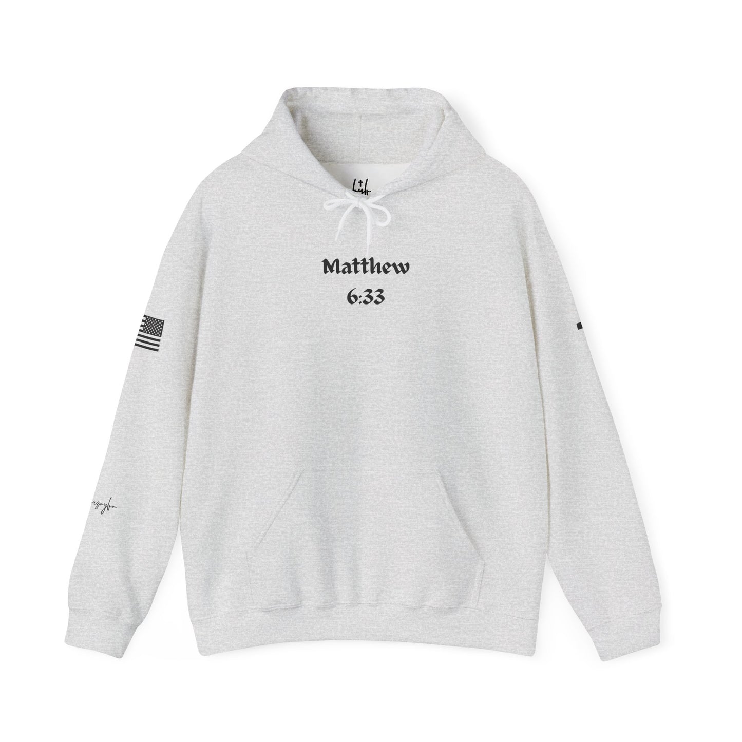 Matthew 6:33, Black Cross