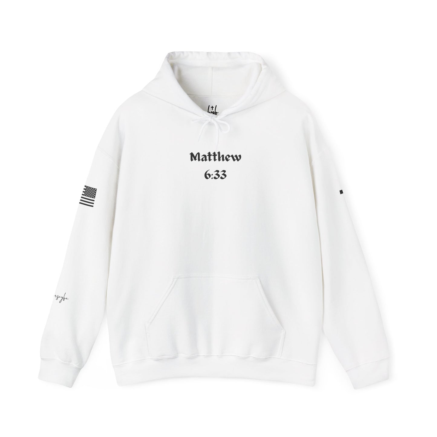 Matthew 6:33, Black Cross