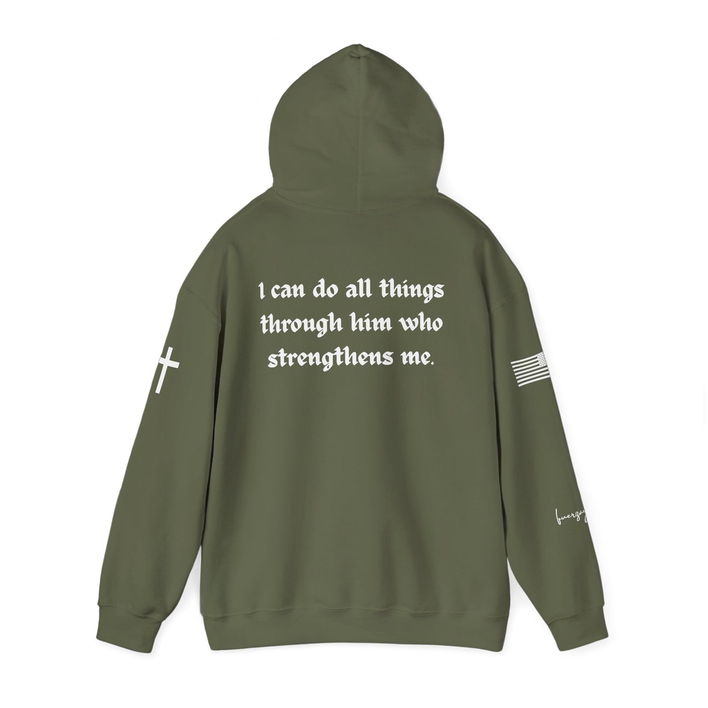 Philippians 4:13, Unisex Heavy Blend Sweatshirt
