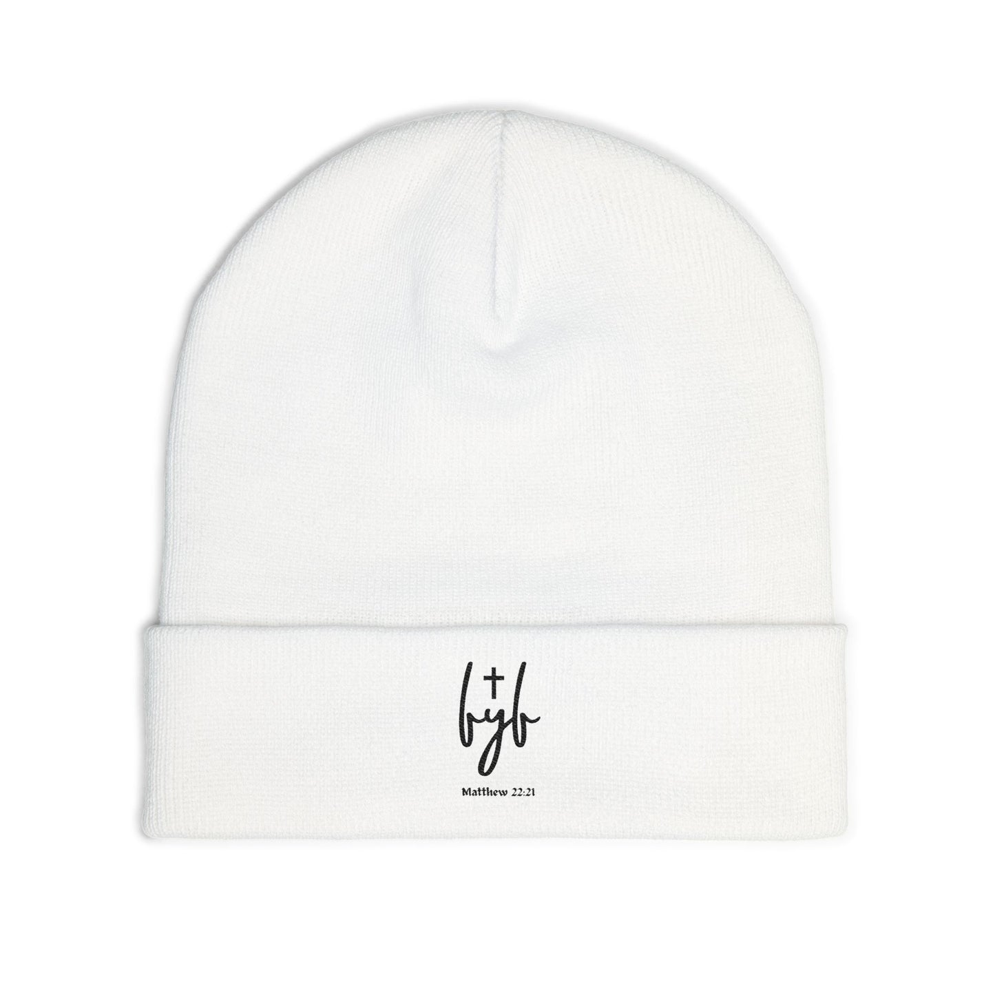 fuerzayfe logo Embroidered Knit Beanie