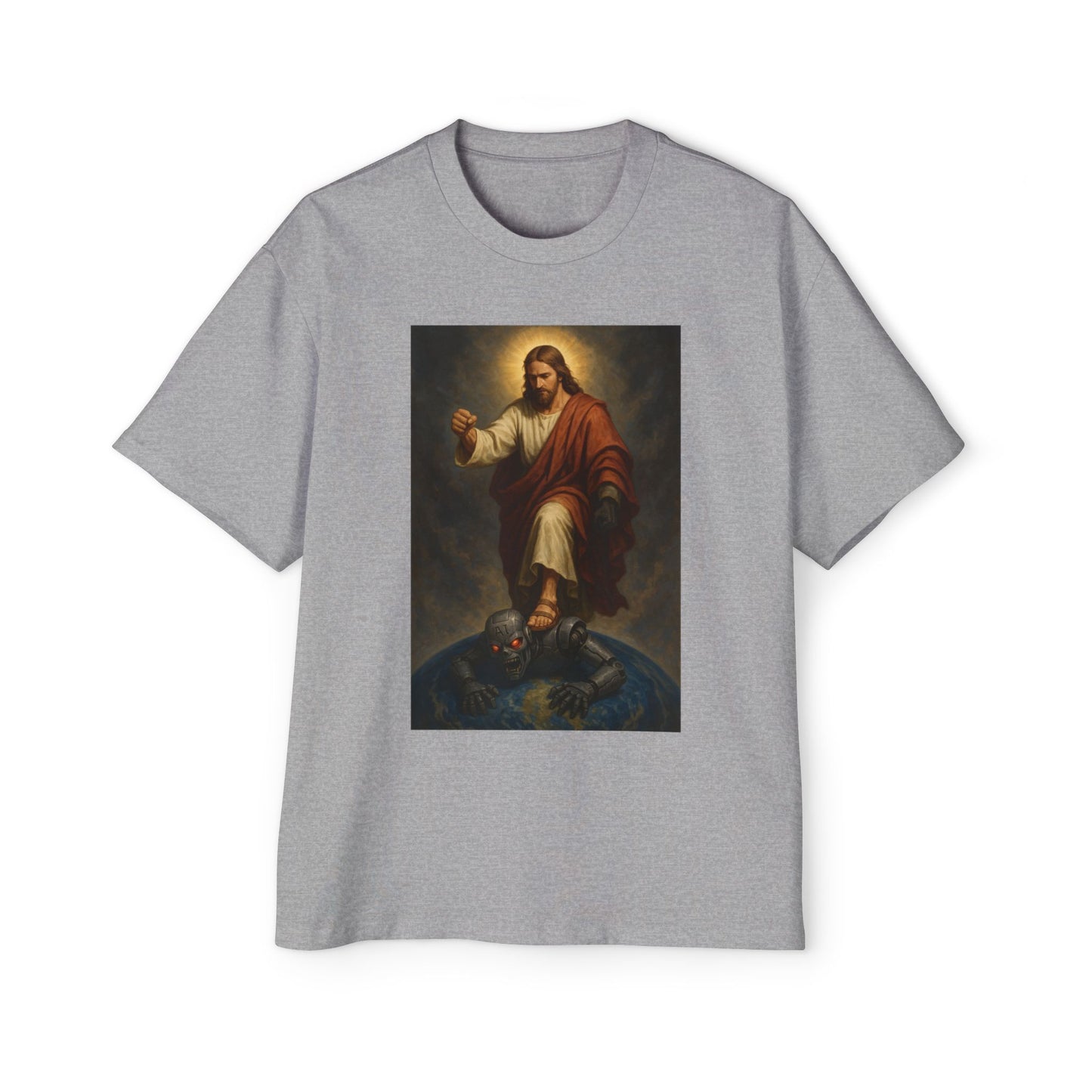 Jesus Christ Defeating AI