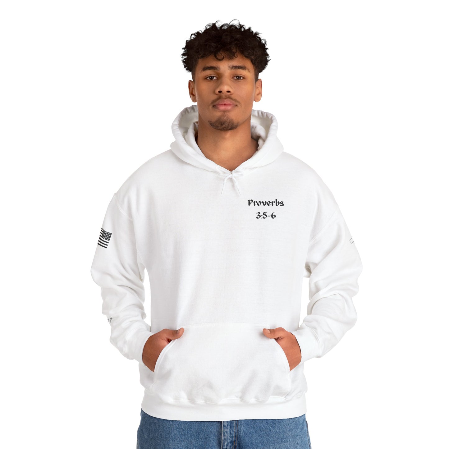 Proverbs 3:5-6, Unisex Heavy Blend Sweatshirt